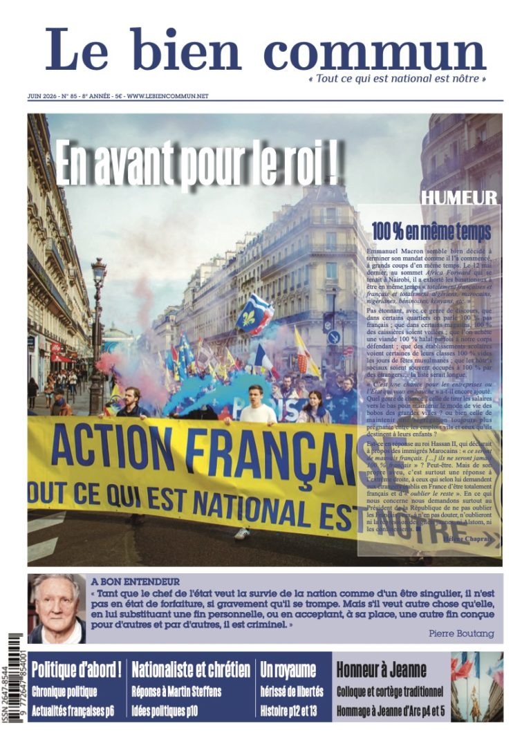 Le bien commun N°85